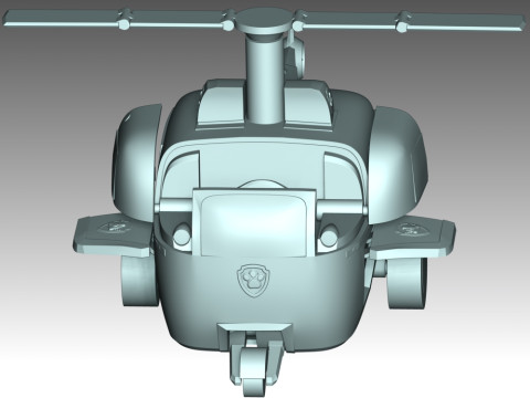 Skye Copter Paw Patrol 3Dプリントモデル