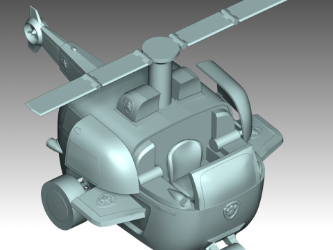 Skye Copter Paw Patrol 3Dプリントモデル