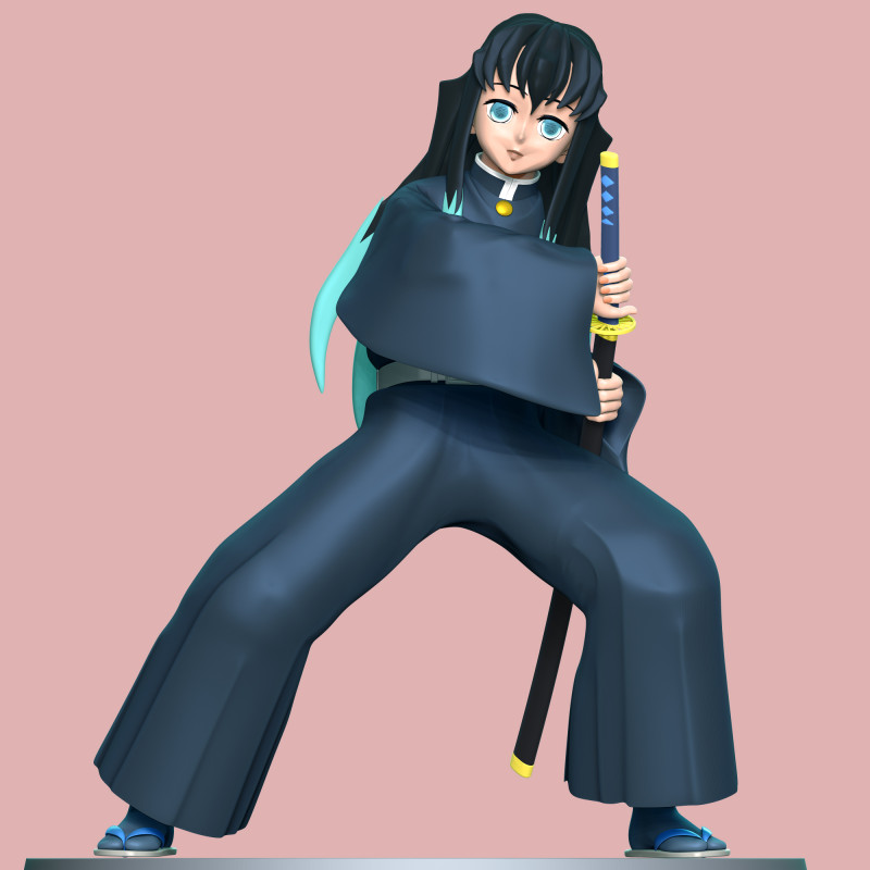 时人无一郎 3D 打印模型 .c4d .max .obj .3ds .fbx .stl .blend