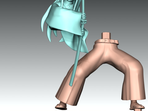 时人无一郎 3D 打印模型