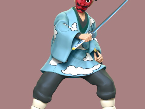 Sakonji Urokodaki - Demon Slayer 3D Print Model