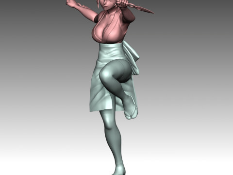 Makio – Pogromca Demonów Kimetsu no Yaiba Model do druku 3D