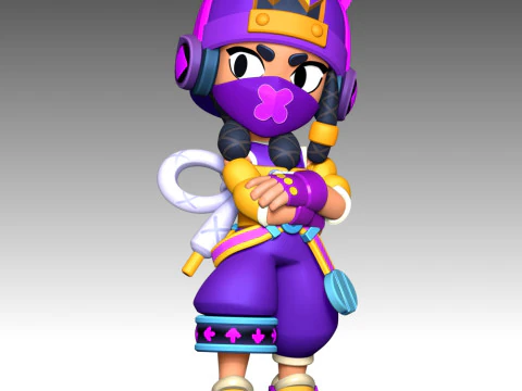 Mina - Brawl Stars 3D Print Model