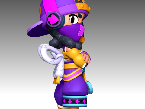 Mina - Brawl Stars Modèles 3D en vedette
