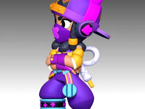 Mina - Brawl Stars 3D Print Model
