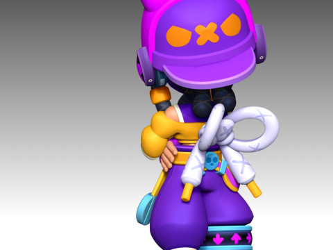 Mina - Brawl Stars Modèles 3D en vedette
