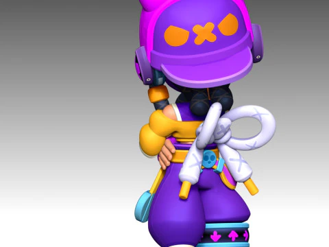 Mina - Brawl Stars 3D Print Model