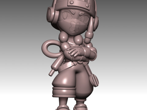 Mina - Brawl Stars Modèles 3D en vedette
