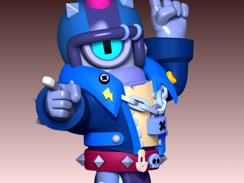 Stu - Brawl Stars 3D Print Model