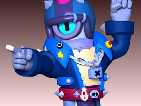 Stu - Brawl Stars 3D Print Model
