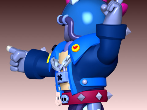 Stu - Brawl Stars 3D Print Model