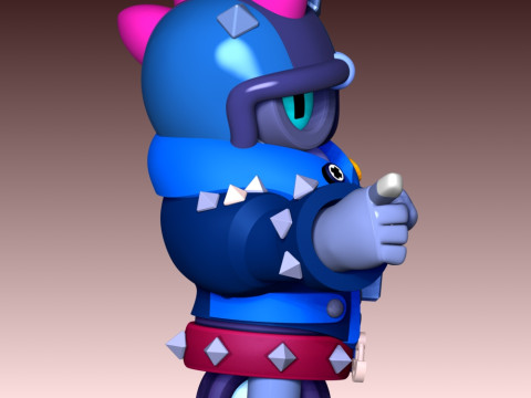 Stu - Brawl Stars 3D Print Model