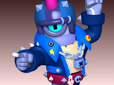Stu - Brawl Stars 3D Print Model