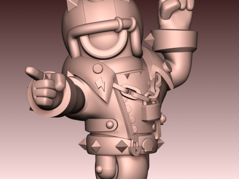 Stu - Brawl Stars 3D Print Model
