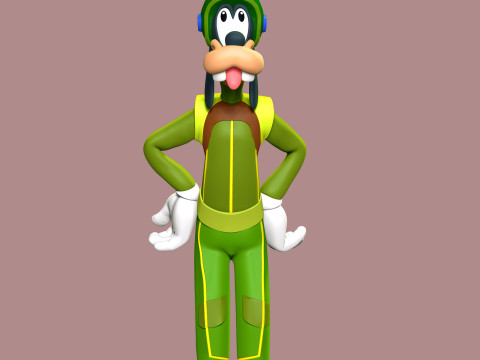 Doofe Fan-Kunst 3D Druckmodell