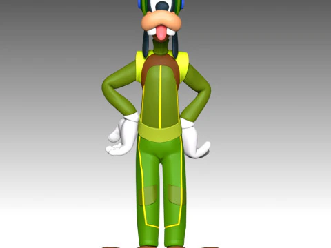 Goofy Fan Art 3D Print Model