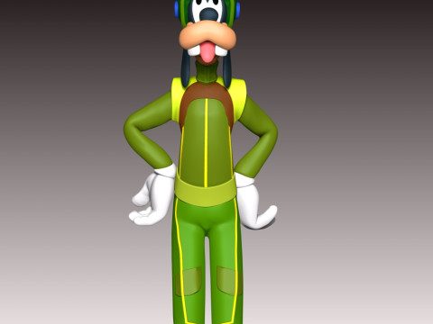 Goofy Fan Art 3D Print Model