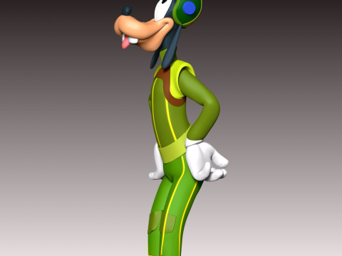Goofy Fan Art 3D Print Model