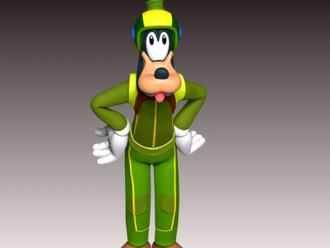 Goofy Fan Art 3D Print Model