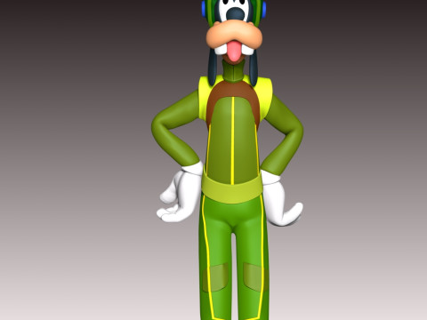 Goofy Fan Art 3D Print Model