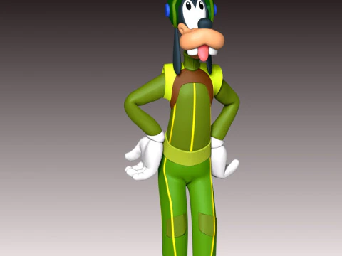 Goofy Fan Art 3D Print Model