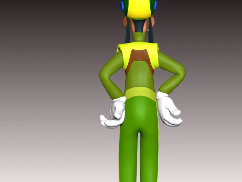 Goofy Fan Art 3D Print Model