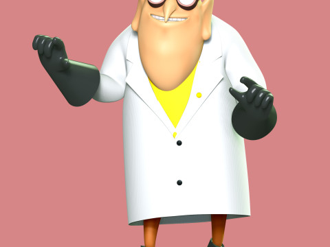 Доктор Нефаріо - Мерзенний я 3D Принт Модель