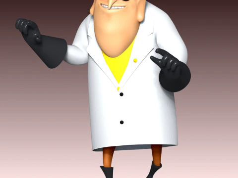 Dr Nefario - Despicable Me 3D Print Model