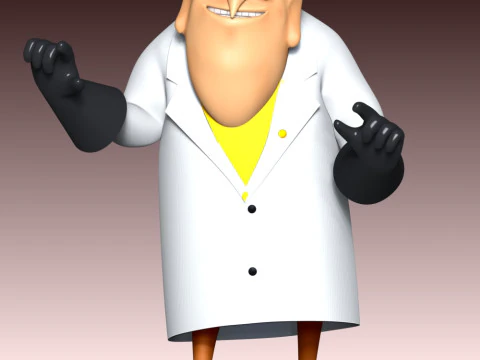 Dr Nefario - Despicable Me 3D Print Model