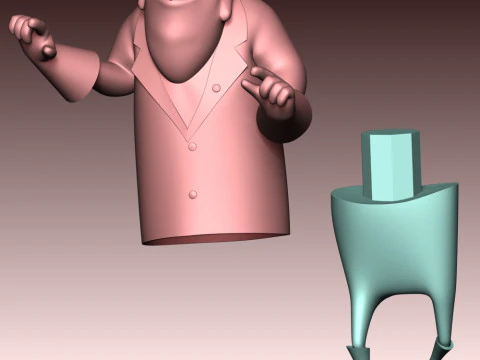 Dr Nefario - Despicable Me 3D Print Model