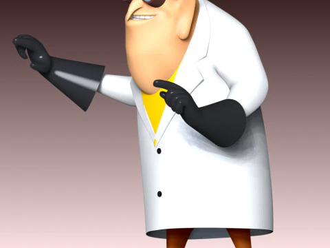 Dr Nefario - Despicable Me 3D Print Model