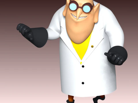 Dr Nefario - Despicable Me 3D Print Model