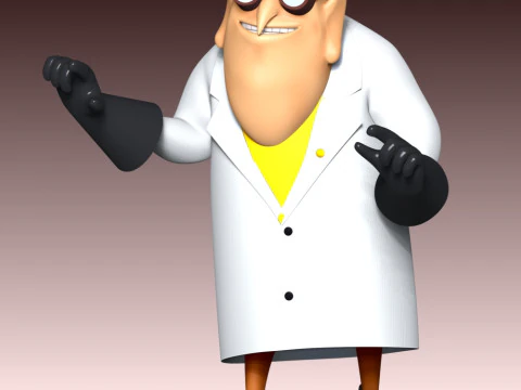 Dr Nefario - Despicable Me 3D Print Model
