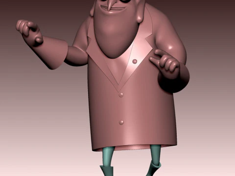Dr Nefario - Despicable Me 3D Print Model