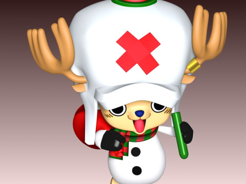 Tony Tony Chopper Natal Model Cetak 3D