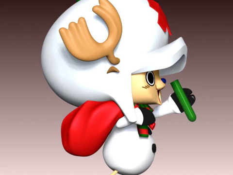 Tony Tony Chopper XMas 3D Print Model
