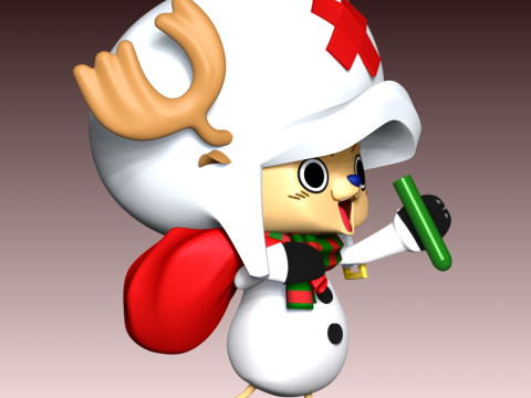 Tony Tony Chopper Natal Model Cetak 3D