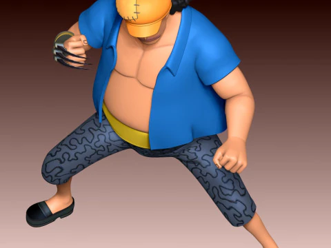 Marshall D Teach Young - One Piece 3D Print Model
