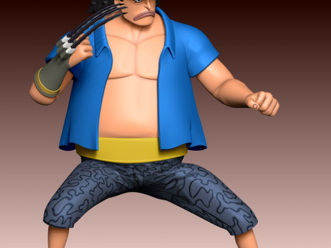 Marshall D Teach Young - 원피스 3D 프린트 모델