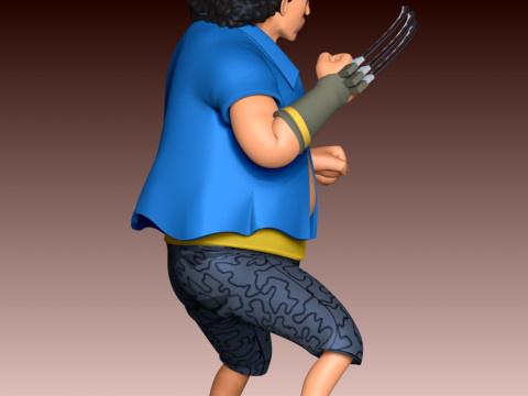 Marshall D Teach Young - 원피스 3D 프린트 모델