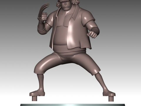 Marshall D Teach Young - 원피스 3D 프린트 모델