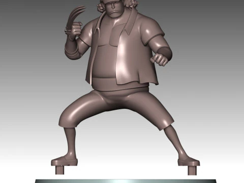 Marshall D Teach Young - One Piece 3D Print Model