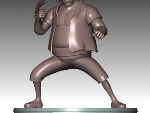 Marshall D Teach Young - 원피스 3D 프린트 모델