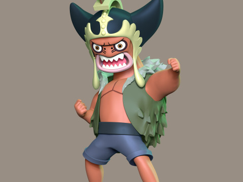 Daruma - One Piece 3D Print Model