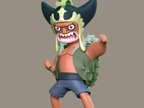 Daruma - Uma Peça Modelo de Impressão 3D