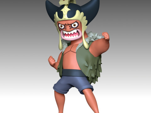 다루마 - 원피스 3D 프린트 모델