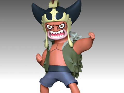 다루마 - 원피스 3D 프린트 모델