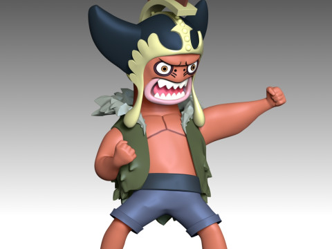 다루마 - 원피스 3D 프린트 모델