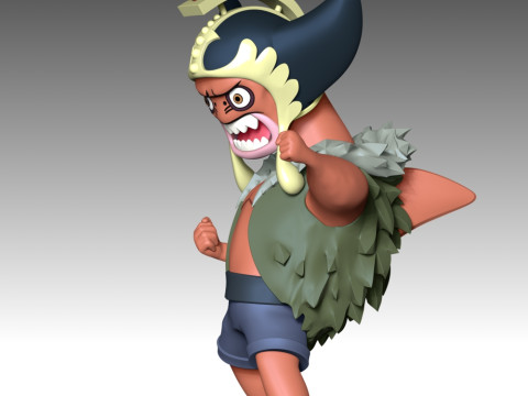 다루마 - 원피스 3D 프린트 모델