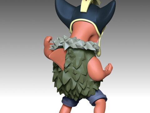 다루마 - 원피스 3D 프린트 모델